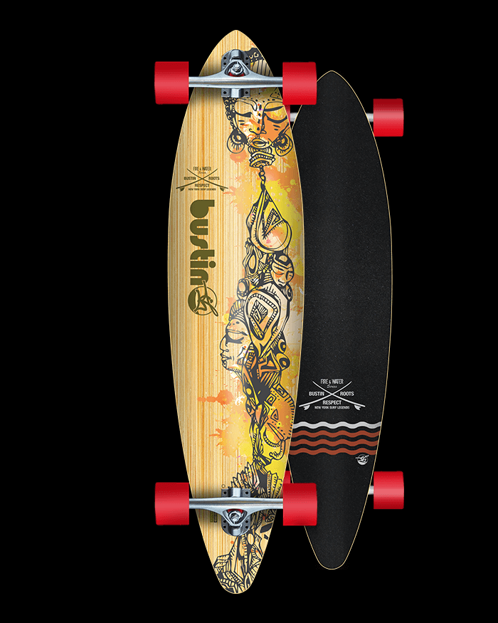 Bustin Longboard NY SURF 36″ (整組) 基地板倉 OnBoard Shop